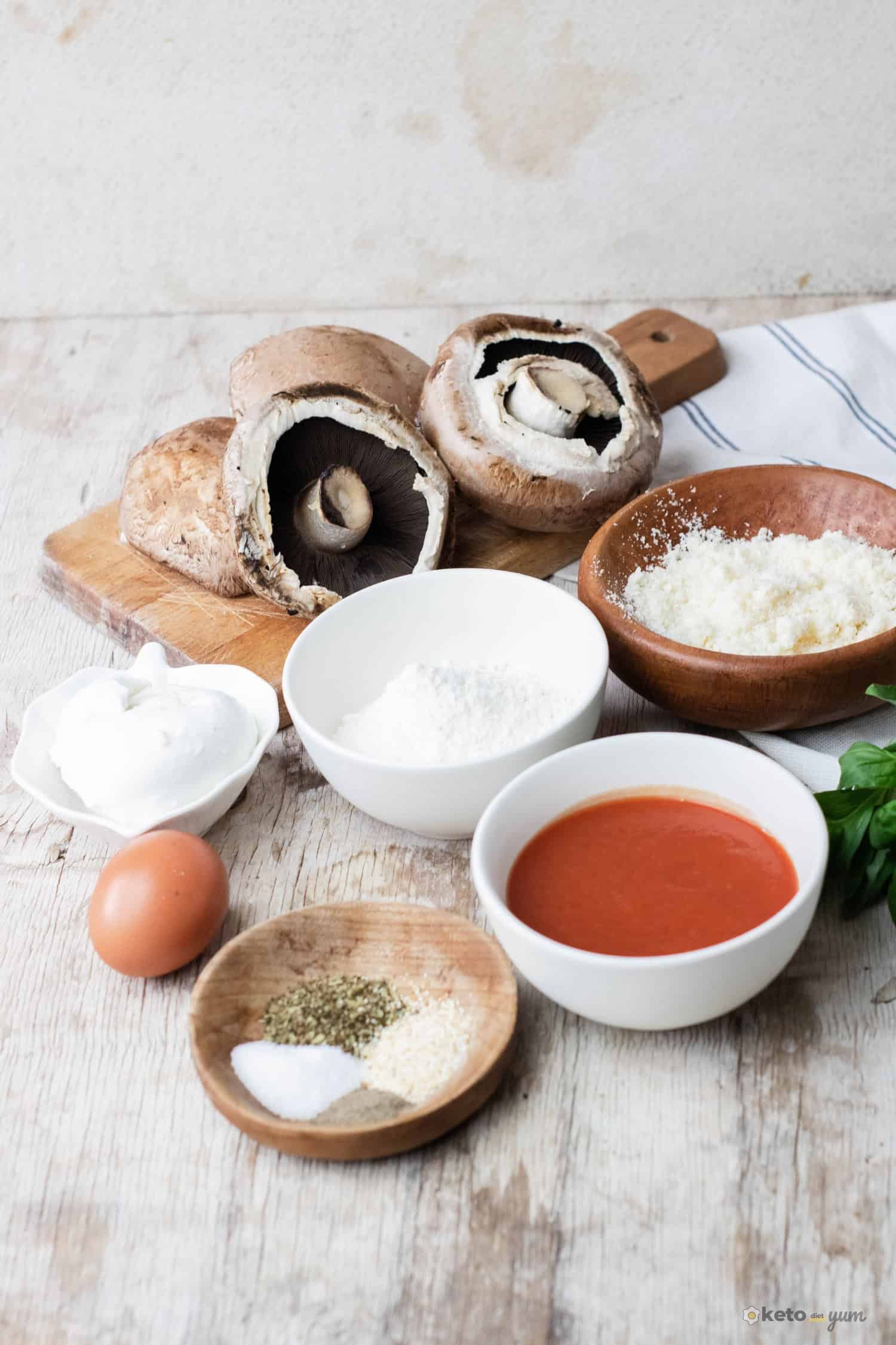 Portobello Mushroom Pizza Ingredients