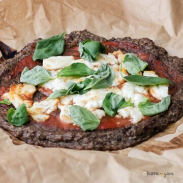 Keto Portobello Mushroom Pizza